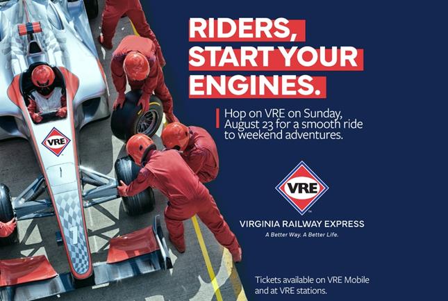 VRE to run service on August 23